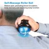 Massage Ball Manual Roller Massager Self Massage Therapy Relax Tool 360° Rolling for Sore Muscles Arms Shoulders Joint Legs Waist Relief