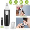 Electric Nose Ear Hair Trimmer Washable 360° Rotating Nose Hair Shaver Remover w/Brush
