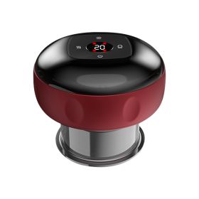 Electric Cupping Therapy Massager Electric Back Scraping Machine Vacuum Therapy Cupping Therapy Device with 12 Levels Temperature and Suction