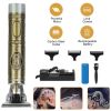 T-Blade Hair Trimmer Cordless Retro Hair Close Cutting Clippers Electric Rechargeable Zero Gapped Detail Beard Shaver for Beard Head Body