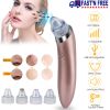 Electric Blackhead Remover Vacuum Suction Facial Pore Cleaner Acne Pimple Extractor Skin Care Cleaning Tool with 4 Suction Head