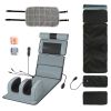 Full Body Electric Massage Mat Heating Vibration Massage Pad Cushion Back Massage Mattress Chair Pad with Neck Foot Massage Head Pillow and Cloth Lumb